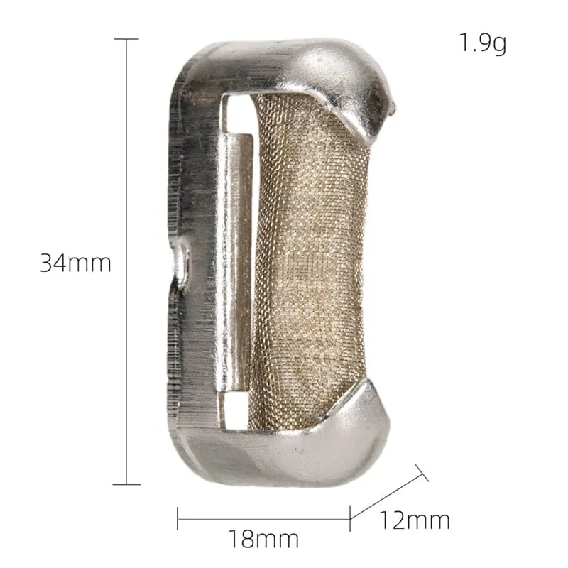 2X Tragbarer Handwärmer aus Aluminiumlegierung, kleiner Wärmer, Brenner für Taschenwärmer, Heizungszubehör