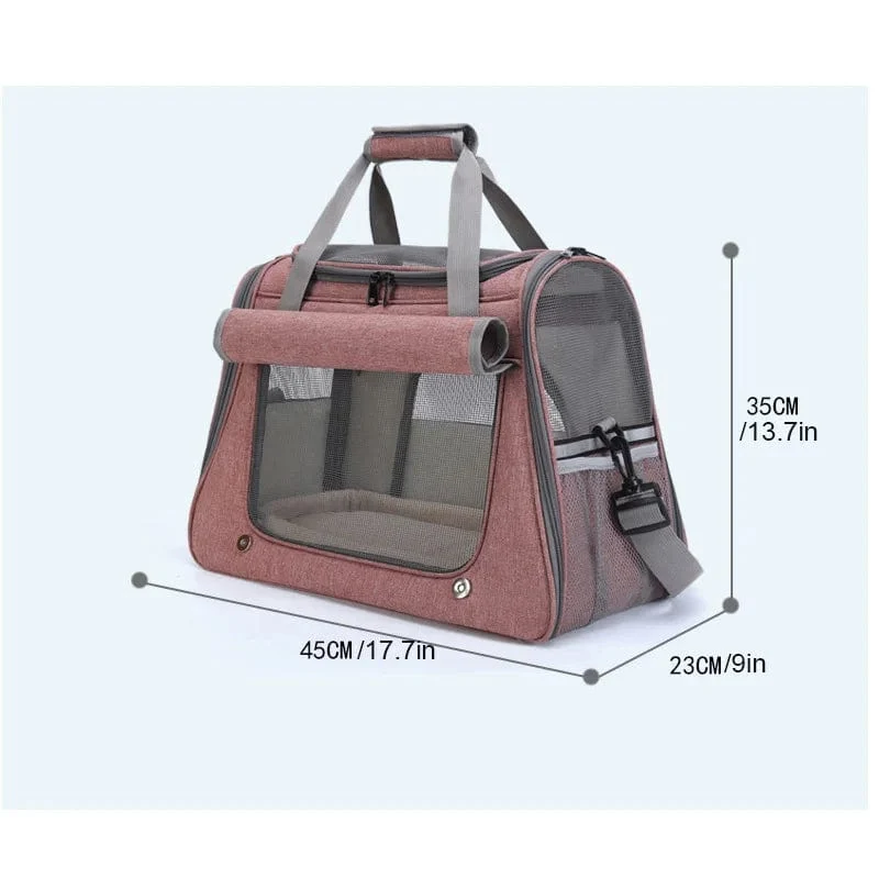 Haustier-Tragetasche für Katzen, kleine Hunde, Rucksack, Reisen, Autositz, Transport, Umzug, Welpen, Frauen, Tiere, Box, Zubehör