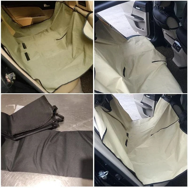 Hund Auto Sitzbezug Wasserdicht Haustier Reise Hund Träger Hängematte Auto Hinten Rücksitz Schutz Matte Sicherheit Träger Für Hunde