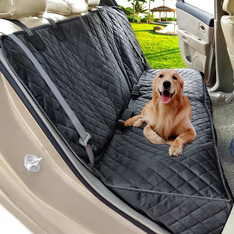 Hunde-Autositzbezug, wasserdicht, Haustierträger, Rücksitzkissen, Matte für Hunde, Reisematratze