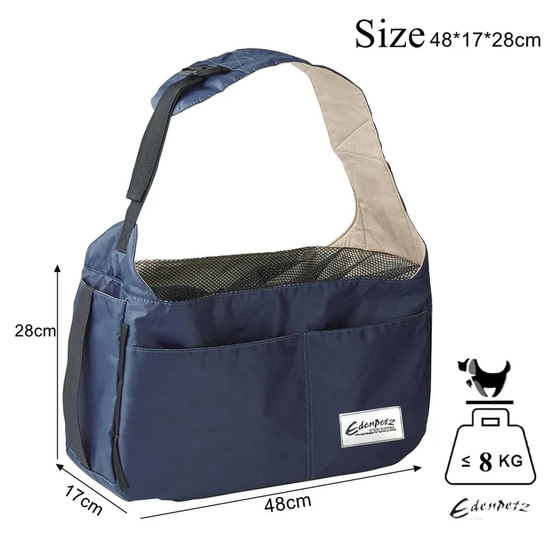 Große Aktion! Haustiertragetasche, groß, 8 kg, modisch, atmungsaktiv, faltbar, für Hunde und Katzen