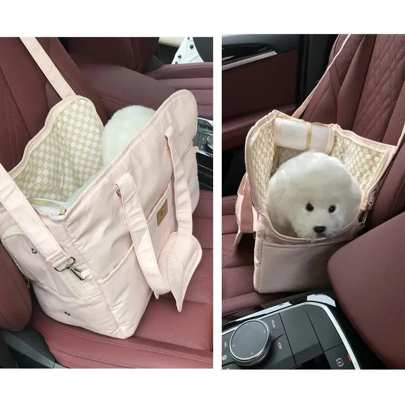 Tragbare Schultertasche für Haustiere, Katzen, Hundetragetasche, Autositz, rutschfeste Hundetragetasche, sicher, Welpen-/Katzen-/Haustierbett, Chihuahua-Haustierprodukte