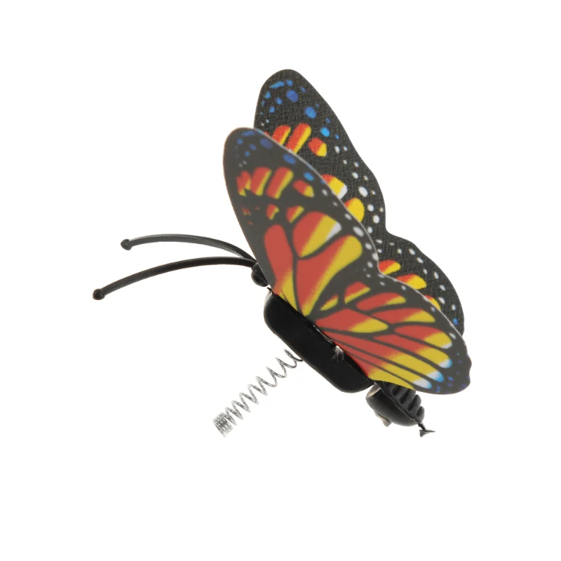 25 Stück 3D-Schmetterlingsstäbe, Dekoration, bunte Schmetterlingsstäbe für Garten, Hof, Pflanzgefäß, Außendekoration, Miniaturfiguren, Feengarten-Ornament, Terrassendekoration, Blumentöpfe, Bonsai-Dekoration