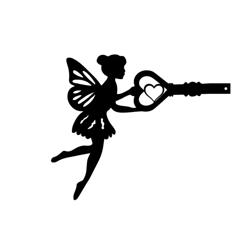 1 Stück Engel auf Ast, Stahlsilhouette, Metall, Wandkunst, Haus, Garten, Hof, Terrasse, Outdoor, Statue, Pfahl, Dekoration, perfekt für Geburtstage, Einweihungsgeschenke