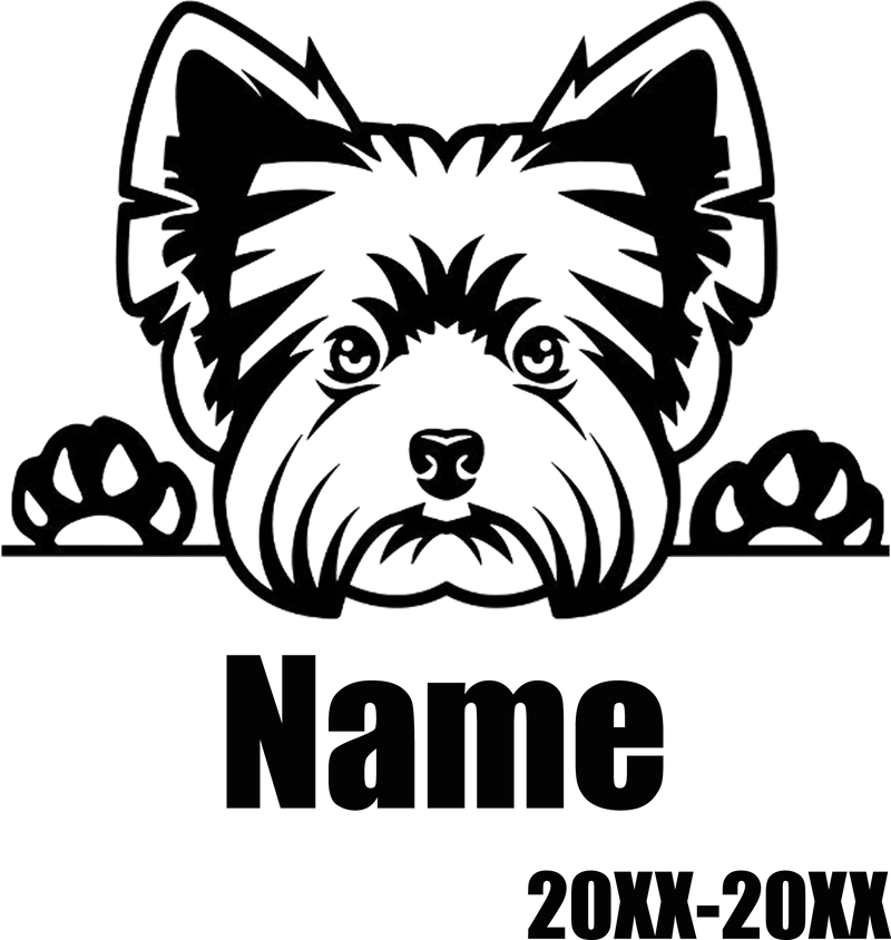Personalisierter Haustier-Gedenkstein, individueller Hunde-Namensstein für Hunde, Haustiere, Pfotenabdrücke, Steine, Grabsteine, als Geschenk für verlorene Haustiere