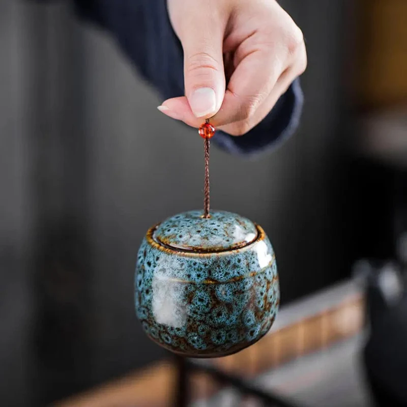 Neue Farbe Keramik Kanister Memorial Haustier Urne Dichtung Topf Große Andenken Schatulle Porzellan Jar Menschliche Asche Lagerung Memento Bestattung halter