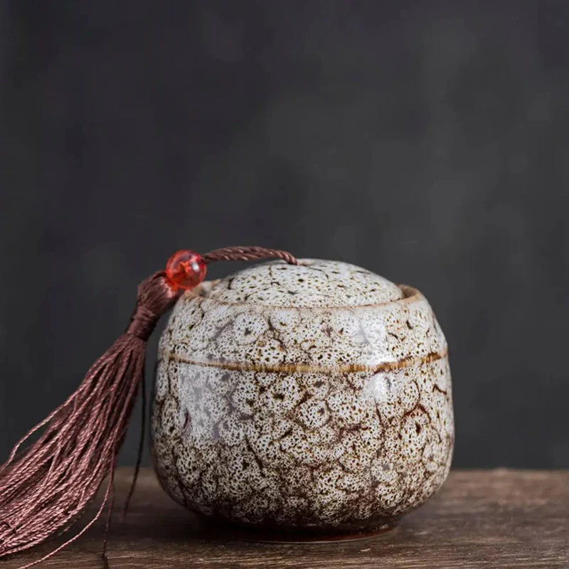 Neue Farbe Keramik Kanister Memorial Haustier Urne Dichtung Topf Große Andenken Schatulle Porzellan Jar Menschliche Asche Lagerung Memento Bestattung halter