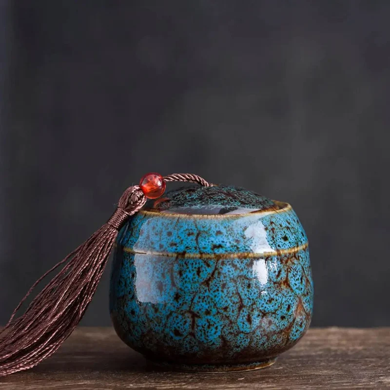 Neue Farbe Keramik Kanister Memorial Haustier Urne Dichtung Topf Große Andenken Schatulle Porzellan Jar Menschliche Asche Lagerung Memento Bestattung halter