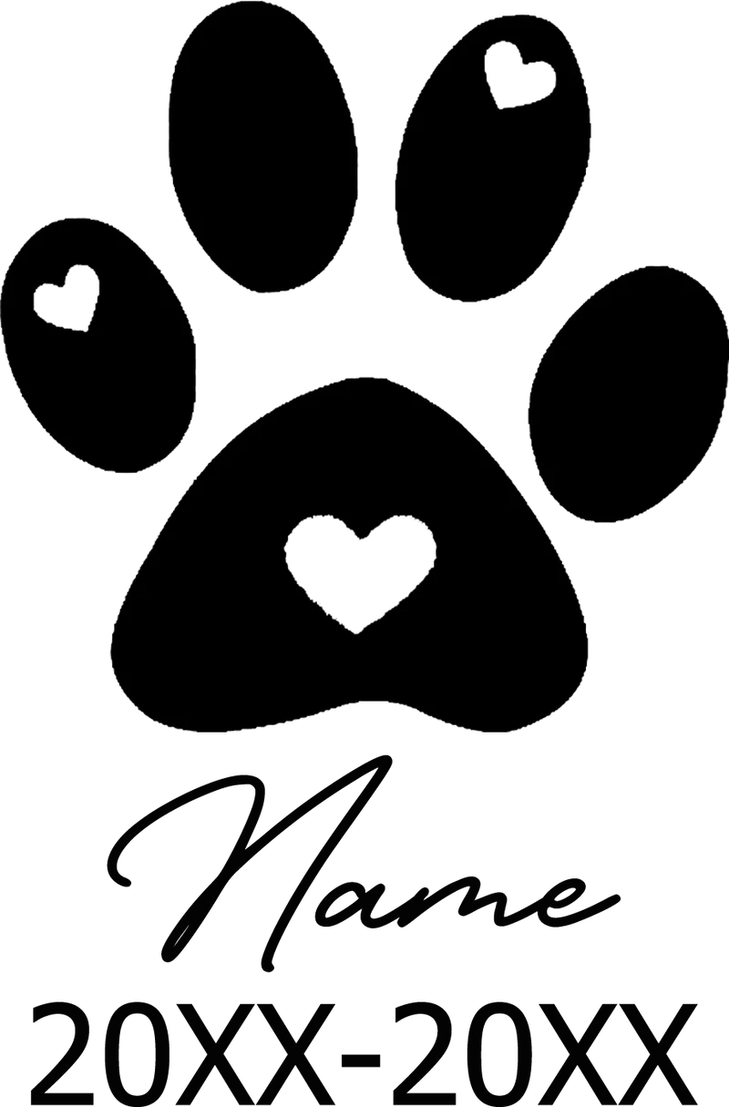 Gedenkstein für Haustiere, individueller Name und Todesdatum des Hundes, personalisierte Geschenke zum Verlust von Haustieren, personalisierte Hundegrabmarkierungstafel