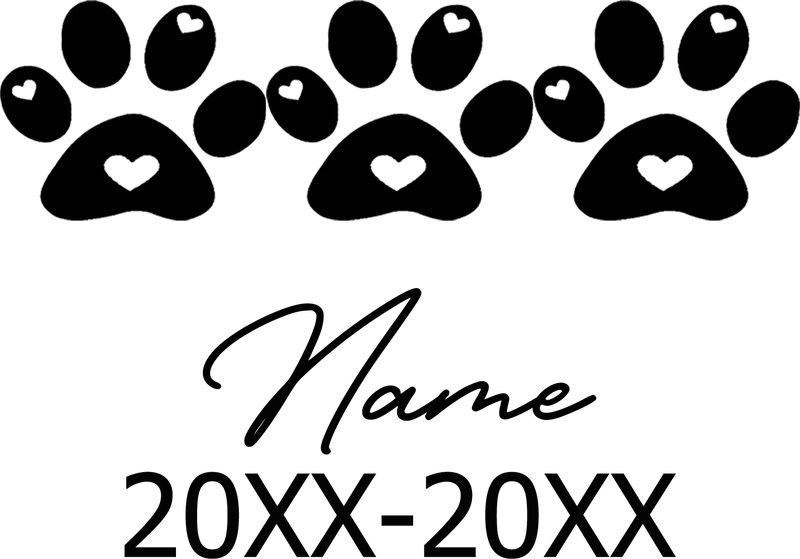 Gedenkstein für Haustiere, individueller Name und Todesdatum des Hundes, personalisierte Geschenke zum Verlust von Haustieren, personalisierte Hundegrabmarkierungstafel