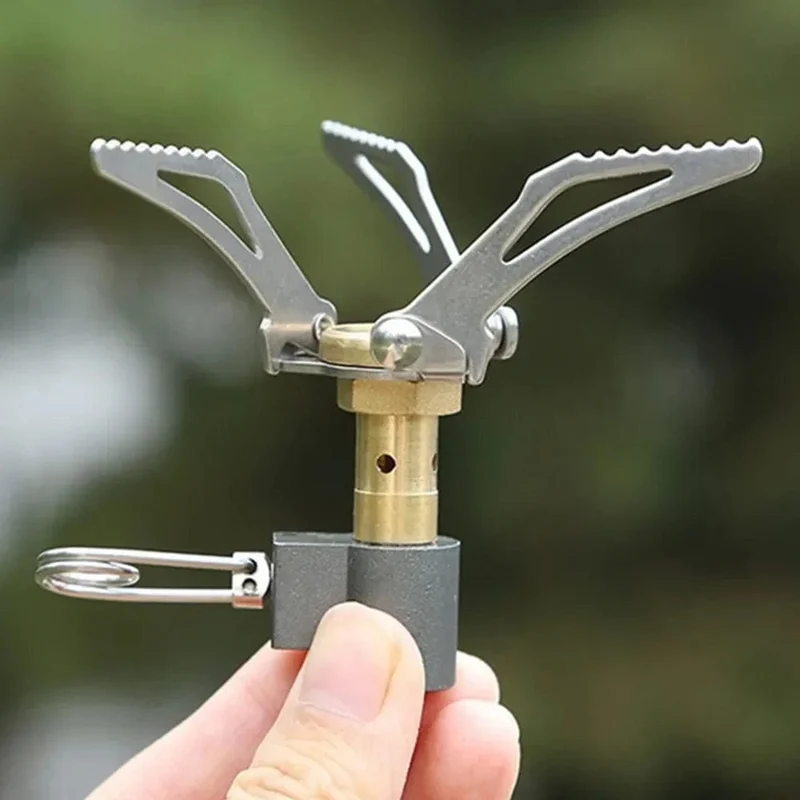 Für BRS Mini-Gaskocher Brenner Leichter Camping-Wander-Gasbrenner Outdoor Tragbarer Solo-Titan-Camping-Gasherd BRS-3000t