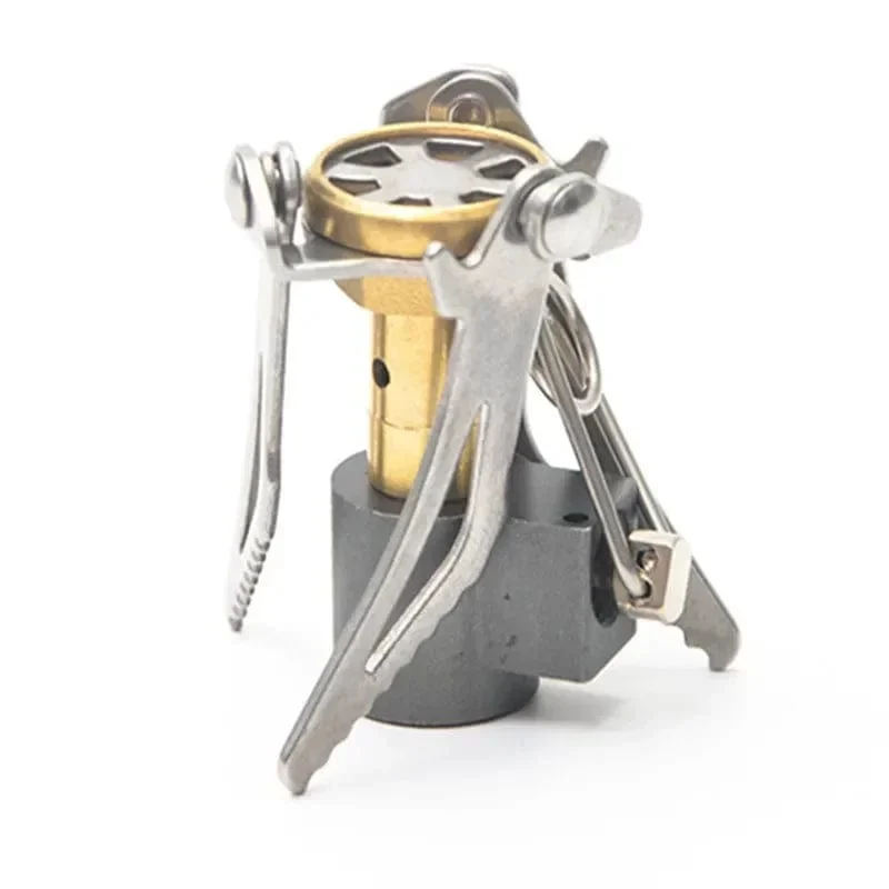 Für BRS Mini-Gaskocher Brenner Leichter Camping-Wander-Gasbrenner Outdoor Tragbarer Solo-Titan-Camping-Gasherd BRS-3000t