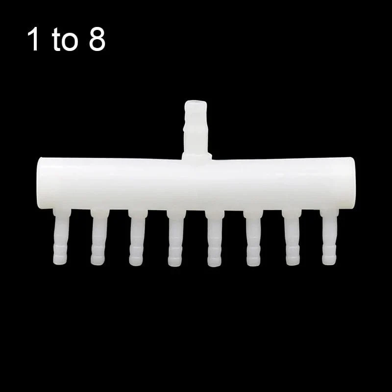 8 mm Einlass auf 4 mm Auslass Schlauchverteiler Aquariumarmaturen Gartenschlauchanschluss Widersteht hohen Temperaturen Aquariumgelenk 1 Stk.