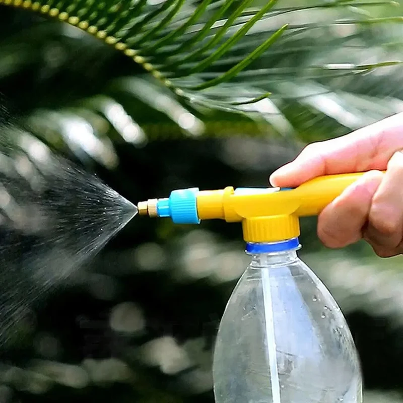 1 Stück Garten-Handsprüh-Bewässerungskopf, optionale Düsenschnittstelle, Messing-Sprühpistole, einstellbarer Wasserdruck, Zerstäubungssprüher