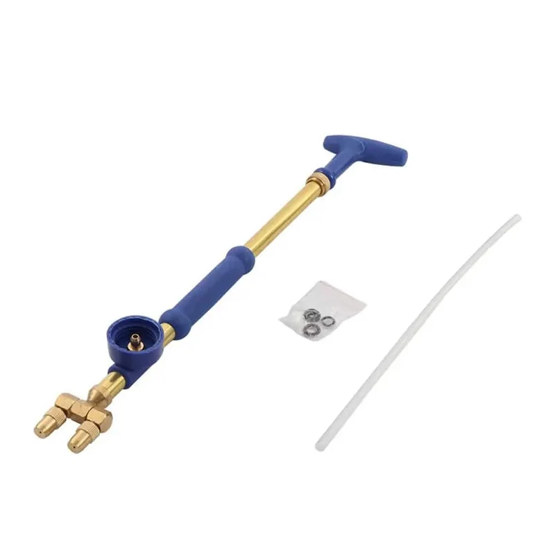 1 Stück Garten-Handsprüh-Bewässerungskopf, optionale Düsenschnittstelle, Messing-Sprühpistole, einstellbarer Wasserdruck, Zerstäubungssprüher