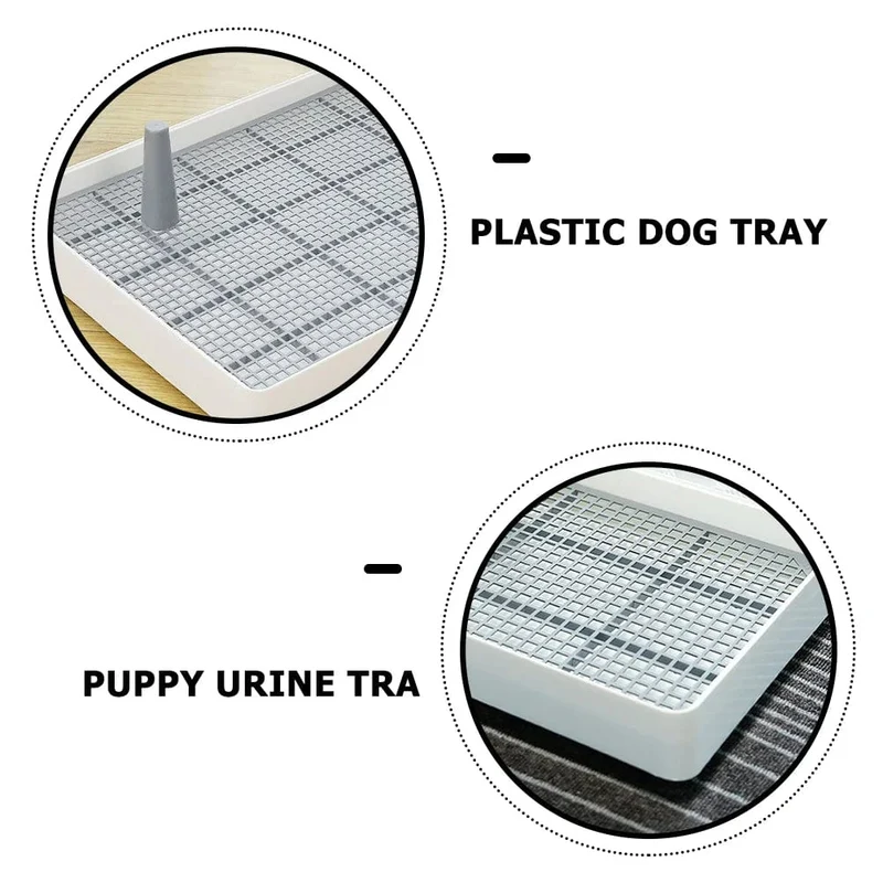 Hundetoilette, verdicktes Tablett, Kunststoffpaletten, für Haustiere, Welpen, Urin, Haushalt, Training, tragbar
