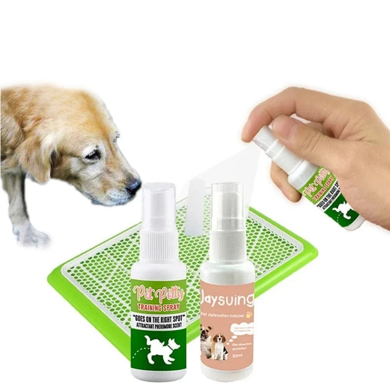 30 ml Trainingsspray-Induktor Positionierungs-Defäkations-Induktor Welpen-Trainingsmittel für Hunde-Welpen-Toilettentrainer Haustier