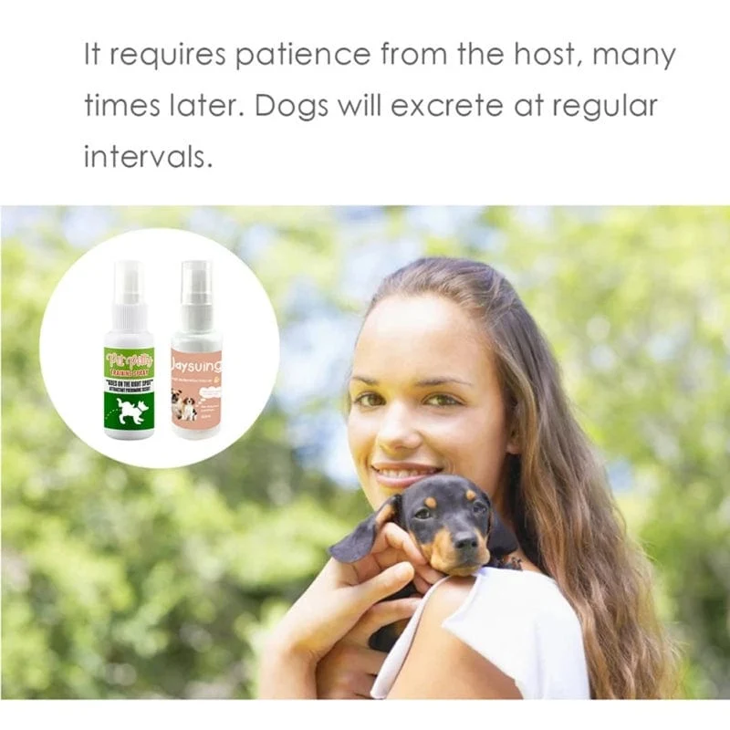 30 ml Trainingsspray-Induktor Positionierungs-Defäkations-Induktor Welpen-Trainingsmittel für Hunde-Welpen-Toilettentrainer Haustier