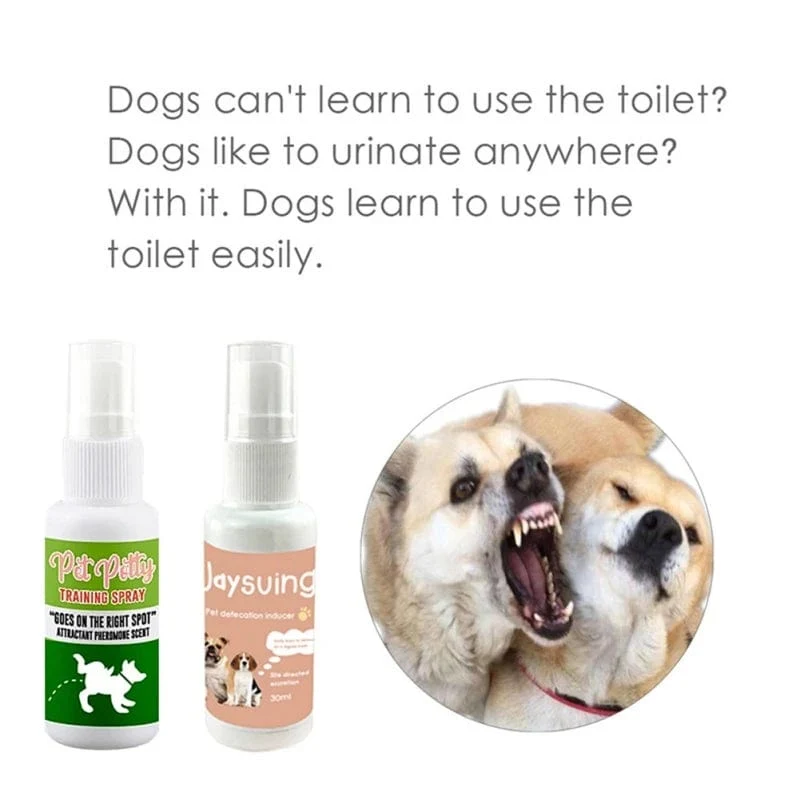 30 ml Trainingsspray-Induktor Positionierungs-Defäkations-Induktor Welpen-Trainingsmittel für Hunde-Welpen-Toilettentrainer Haustier