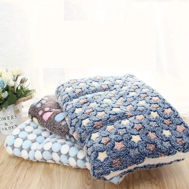 Hunde Katzen Decke Bett Matte Weichkorallen Fleece Winter Verdicken Warme Schlaf Hundebetten für Kleine Haustiere Mittlere Versorgung Dropshipping