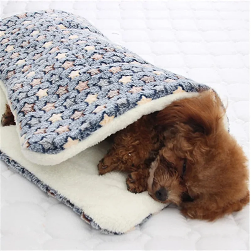 Hunde Katzen Decke Bett Matte Weichkorallen Fleece Winter Verdicken Warme Schlaf Hundebetten für Kleine Haustiere Mittlere Versorgung Dropshipping