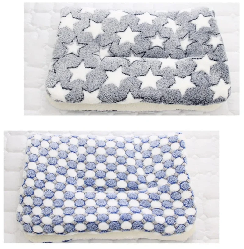 Hunde Katzen Decke Bett Matte Weichkorallen Fleece Winter Verdicken Warme Schlaf Hundebetten für Kleine Haustiere Mittlere Versorgung Dropshipping