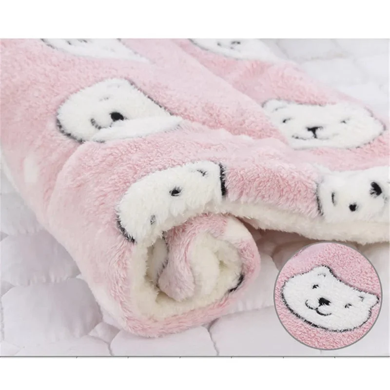 Hunde Katzen Decke Bett Matte Weichkorallen Fleece Winter Verdicken Warme Schlaf Hundebetten für Kleine Haustiere Mittlere Versorgung Dropshipping