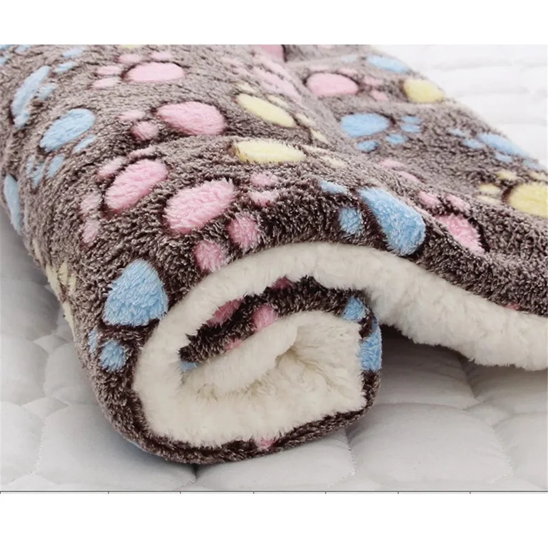 Hunde Katzen Decke Bett Matte Weichkorallen Fleece Winter Verdicken Warme Schlaf Hundebetten für Kleine Haustiere Mittlere Versorgung Dropshipping