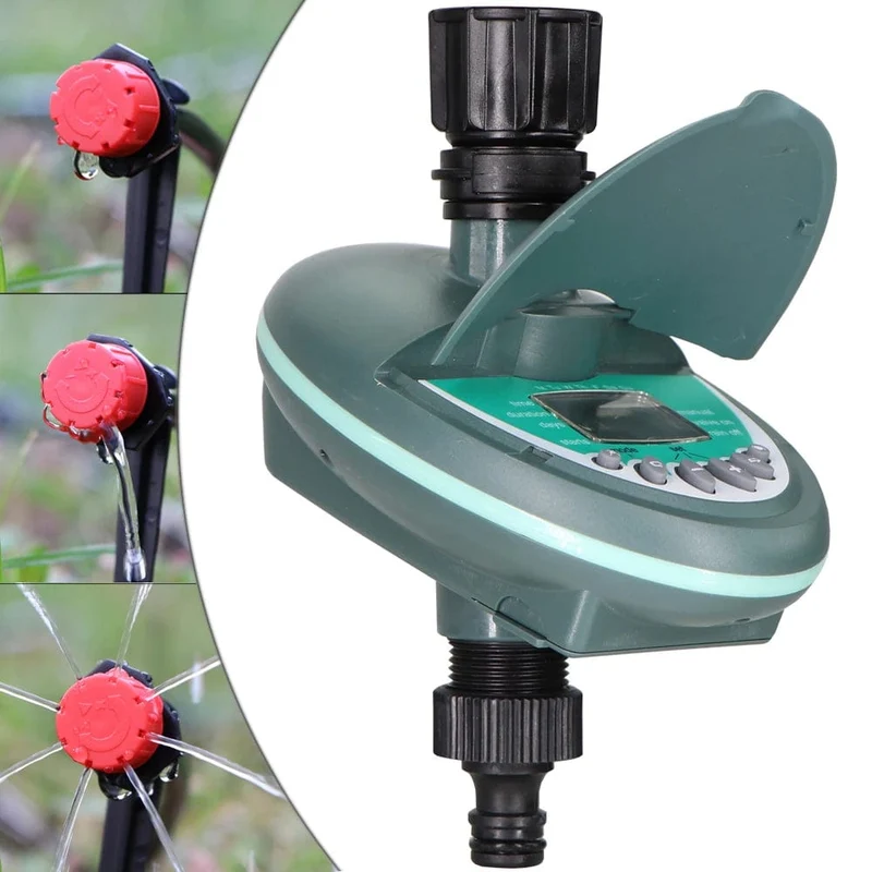 Garten Automatische Bewässerung Timer Smart Home Programmierung Bewässerung Ventil Gewächshaus Tropf Bewässerung System LCD Display Controller