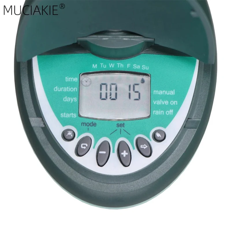 Garten Automatische Bewässerung Timer Smart Home Programmierung Bewässerung Ventil Gewächshaus Tropf Bewässerung System LCD Display Controller