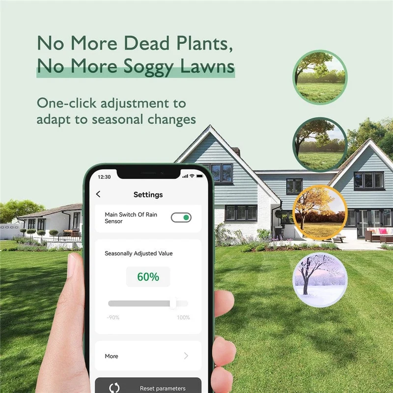 INKBIRD WIFI-Bewässerungssteuerung, programmierbares System für 8-Zonen-Smart-Sprinkler, digitaler Bewässerungstimer, kostenlose App und LCD-Monitor