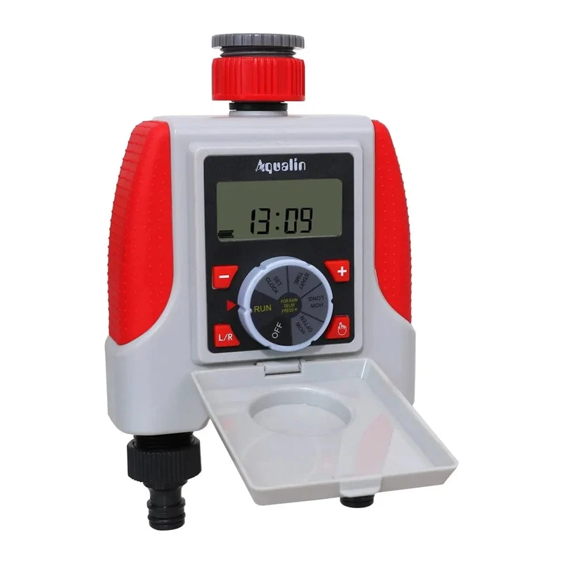 Dual Outlets Garten Automatische Wasser Timer Digitale Elektronische Magnetventil Sprinkler Timer Wasserdichte Controller System