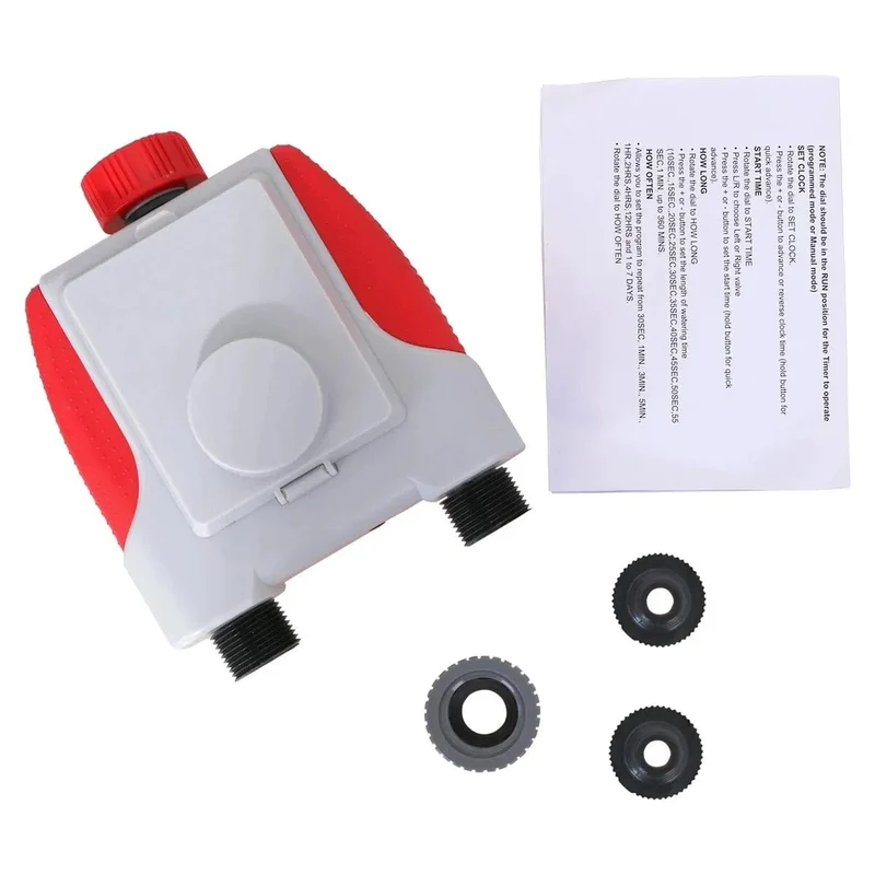 Dual Outlets Garten Automatische Wasser Timer Digitale Elektronische Magnetventil Sprinkler Timer Wasserdichte Controller System