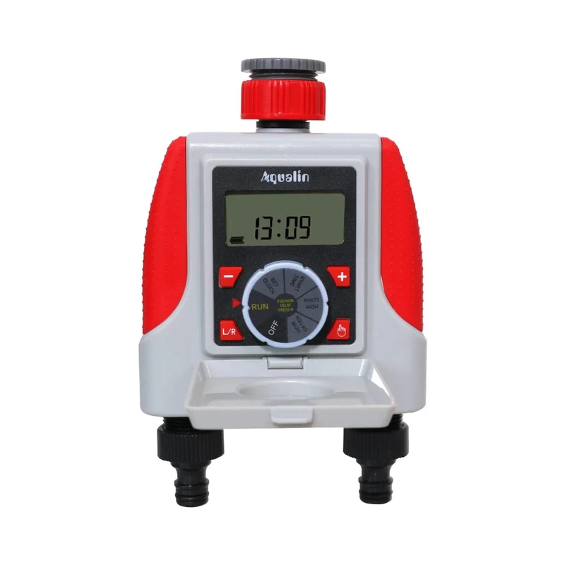 Dual Outlets Garten Automatische Wasser Timer Digitale Elektronische Magnetventil Sprinkler Timer Wasserdichte Controller System
