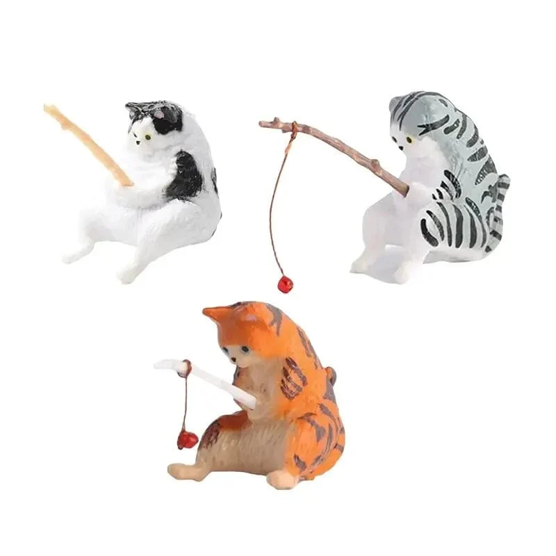 Kreative Aquarium Dekoration 8 Stil Kleine Angeln Katze Aquarium Zubehör Landschaftsbau Ornament Aquarium Zubehör Diy