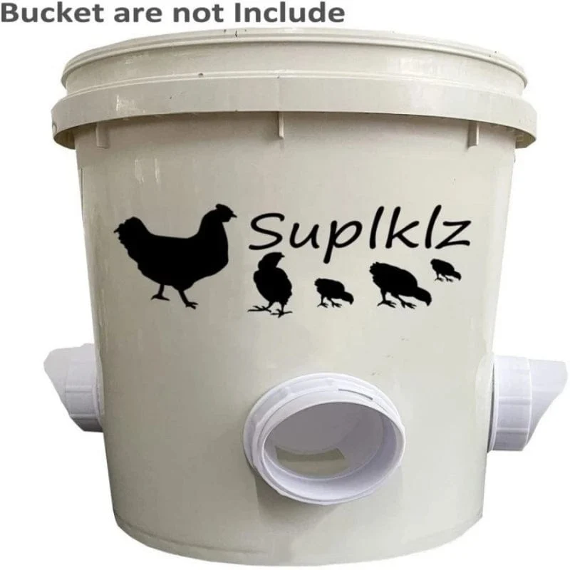 Professioneller Geflügel-Futterspender, Einweg-Taubenfarm-Geflügelfütterungszubehör, Schwerkraft-Futterset