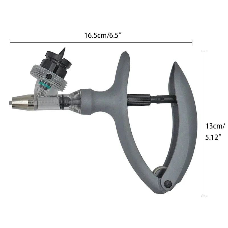 1ml/2ml /5ml Automatische Veterinär Kontinuierliche Spritze Tier Injektion Einstellbare Impfstoff für vieh Schwein Rinder Schafe