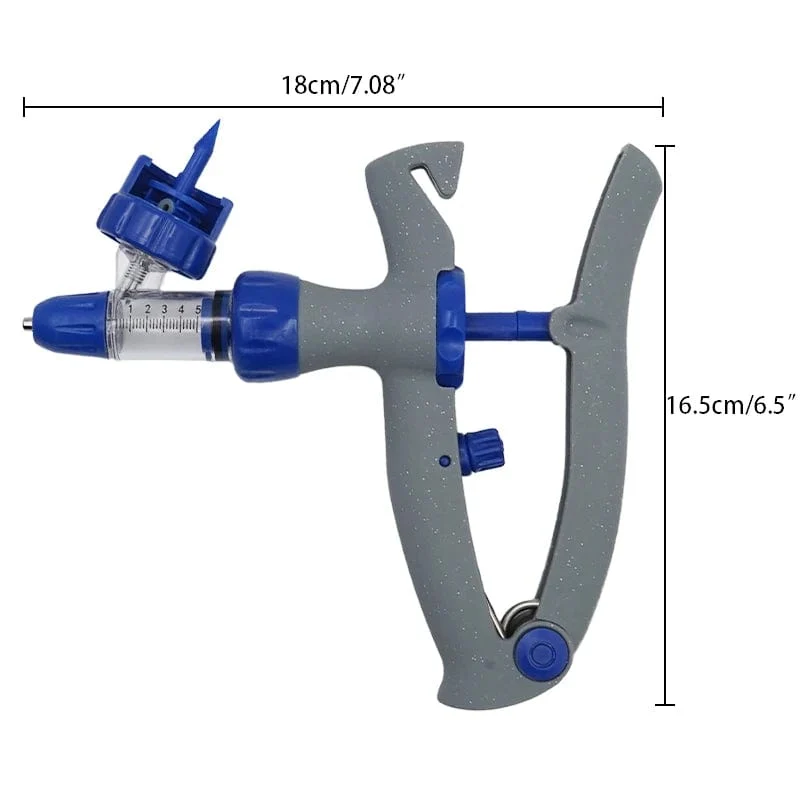 1ml/2ml /5ml Automatische Veterinär Kontinuierliche Spritze Tier Injektion Einstellbare Impfstoff für vieh Schwein Rinder Schafe