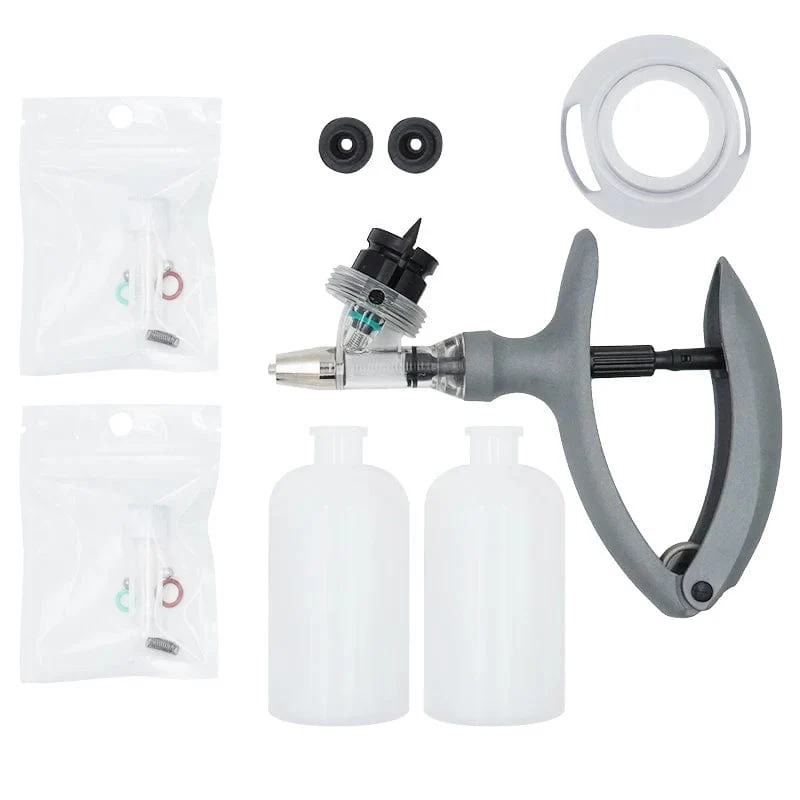 1ml/2ml /5ml Automatische Veterinär Kontinuierliche Spritze Tier Injektion Einstellbare Impfstoff für vieh Schwein Rinder Schafe