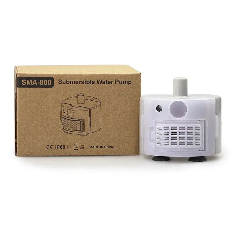 Haustier-Trinkbrunnen-Motor, Tauchpumpe, Katzen-Wassertrinker, SMA-800, USB-Wasserpumpe, Katzen-Trinkbrunnen-Zubehör, Stummschaltung, DC 5 V/1 A, Wasserpumpe