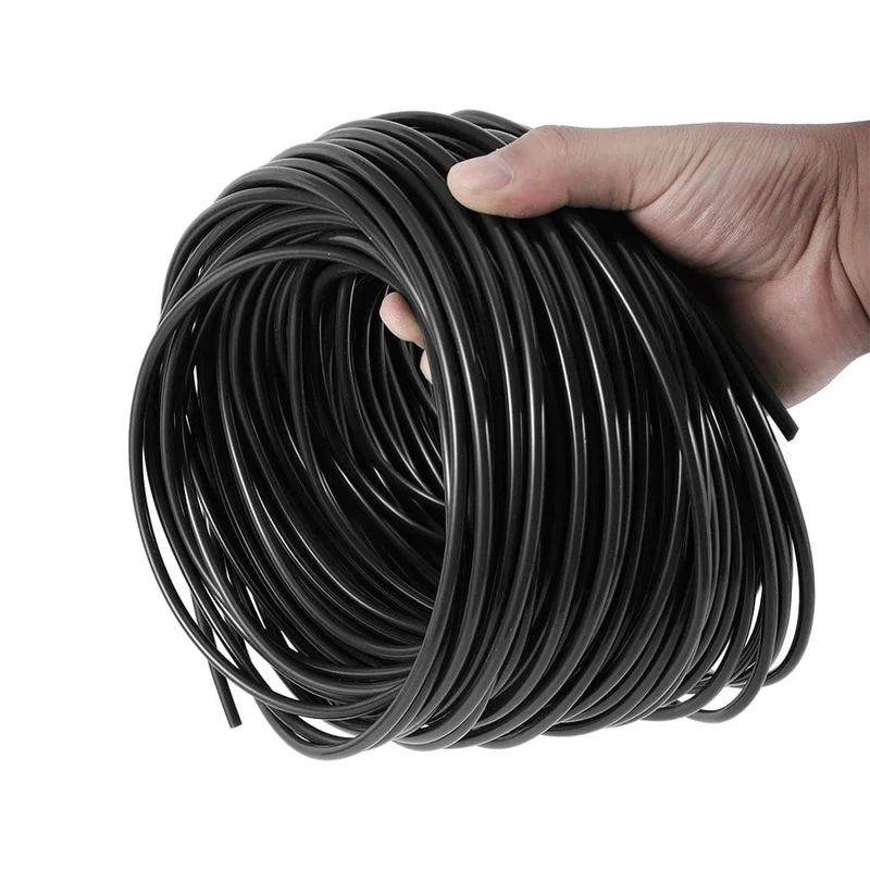 10/20/40M 1/4 "Garten Wasserschlauch Garten Micro Bewässerung 4/7mm PVC Rohr Rasen Balkon Gewächshaus Pflanzen Blumen Bewässerung Schläuche