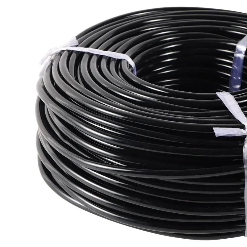 10/20/40M 1/4 "Garten Wasserschlauch Garten Micro Bewässerung 4/7mm PVC Rohr Rasen Balkon Gewächshaus Pflanzen Blumen Bewässerung Schläuche