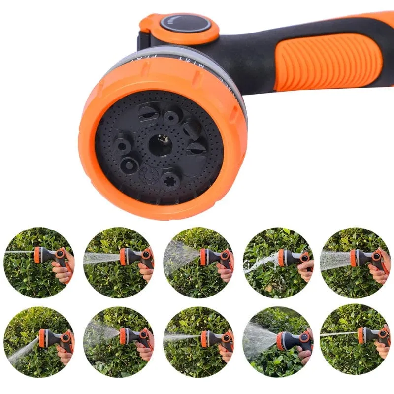 Hochdruck-Wasserpistole, Bewässerungspistole für den Garten, Bewässerungspistole für Pflanzen, tragbare Hochdruckreiniger-Pistole für die Autowäsche und Bodenreinigung
