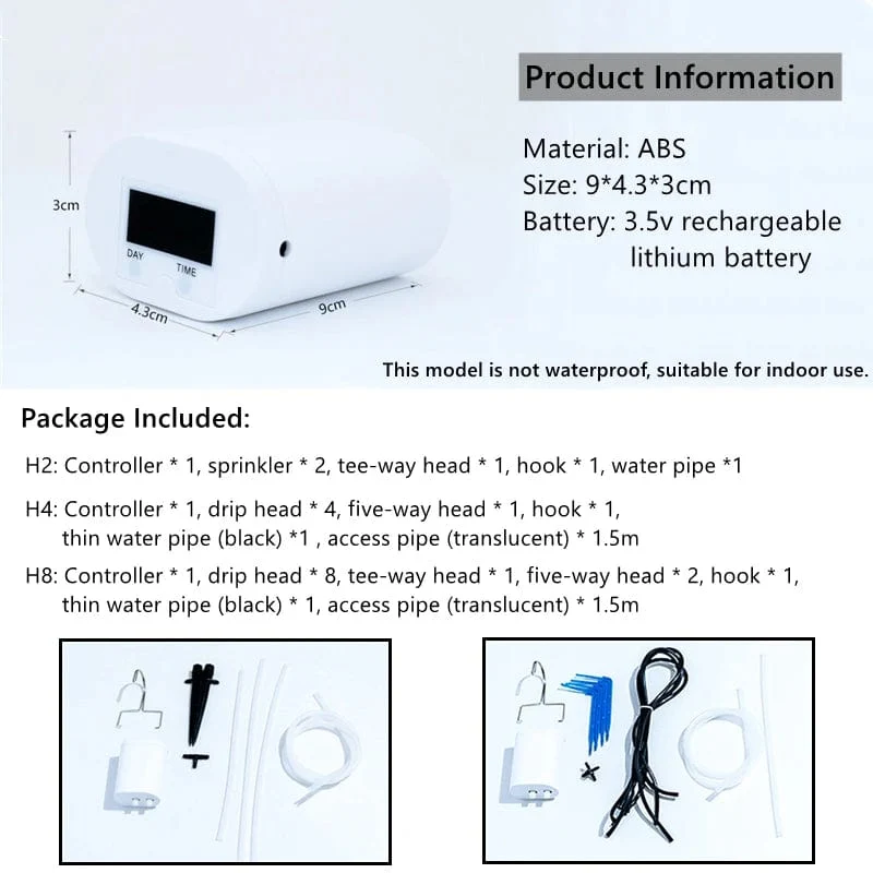 8/4/2 Kopf Automatische Bewässerungspumpe Controller Blumen Pflanzen Home Sprinkler Tropfbewässerungsgerät Pumpe Timer System Garten