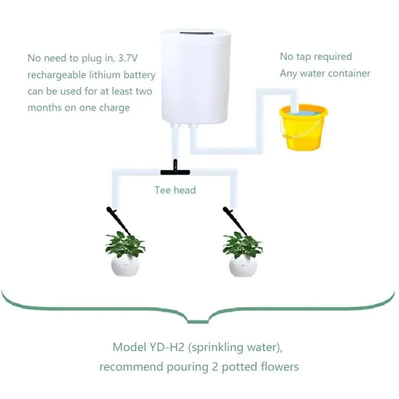 8/4/2 Kopf Automatische Bewässerungspumpe Controller Blumen Pflanzen Home Sprinkler Tropfbewässerungsgerät Pumpe Timer System Garten