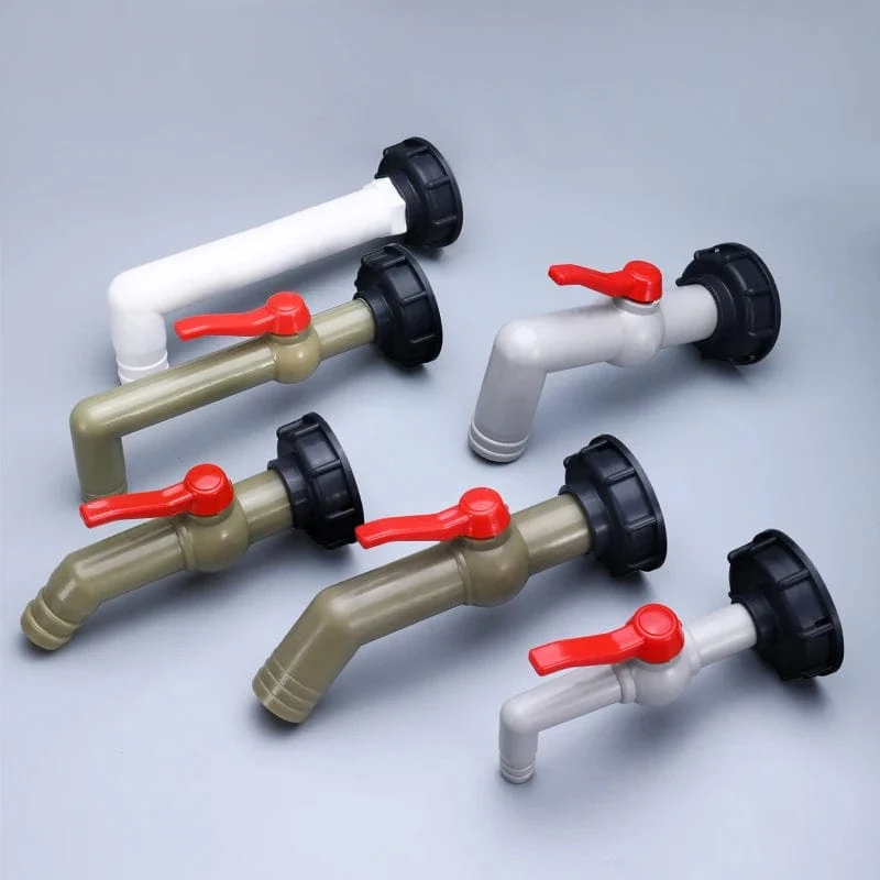 IBC-Tankadapter, Wasserwürfel-Ventilarmaturen, Gartenbewässerungsanschluss, einfach zu verwendende Schlauchschalterhähne, hohe Qualität