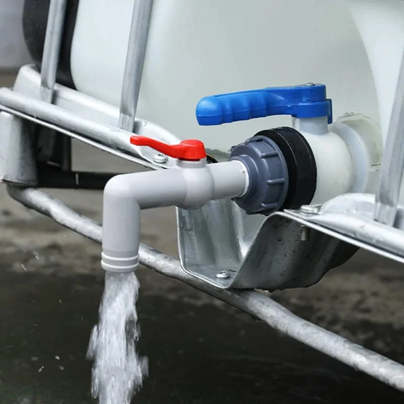 IBC-Tankadapter, Wasserwürfel-Ventilarmaturen, Gartenbewässerungsanschluss, einfach zu verwendende Schlauchschalterhähne, hohe Qualität