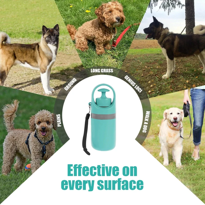 Haustiertoilette Tragbarer Outdoor-Müllsack, Hundetoilette Sechs-Klauen-Schaufel-Kotspender