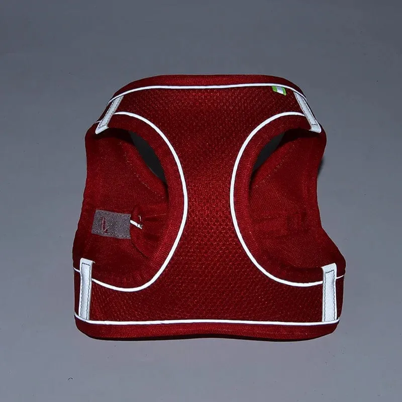 Hundegeschirr-Leine-Set für kleine Hunde, verstellbar, Welpen-Katzengeschirr, Weste, französische Bulldogge, Chihuahua, Mops, Outdoor-Laufleine