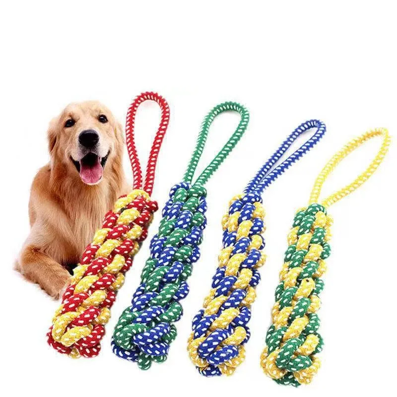 1PC Hund Spielzeug Karotte Knoten Seil Ball Baumwolle Seil Hantel Welpen Reinigung Zähne Kauen Spielzeug Langlebige Geflochtene Biss beständig Pet Liefert